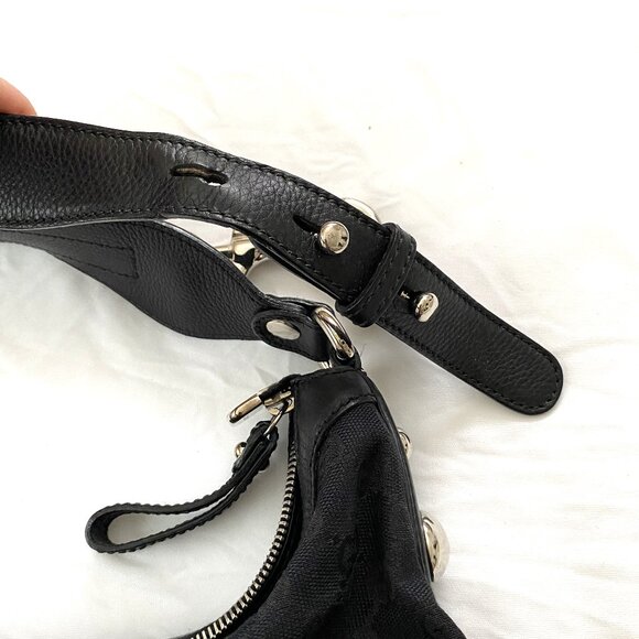 Gucci Black Shoulder Purse With Extension Strap and Accessible Zipper - Picture 6 of 12